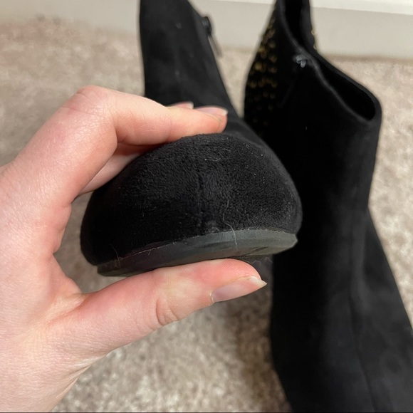 Lane Bryant Faux Suede Ankle Boots with Stud details - Picture 10 of 11